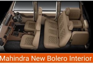 Mahindra New Model Bolero 2024 Interior Look