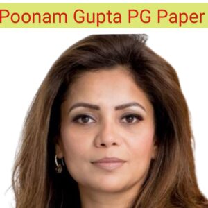 Poonam Gupta PG Paper