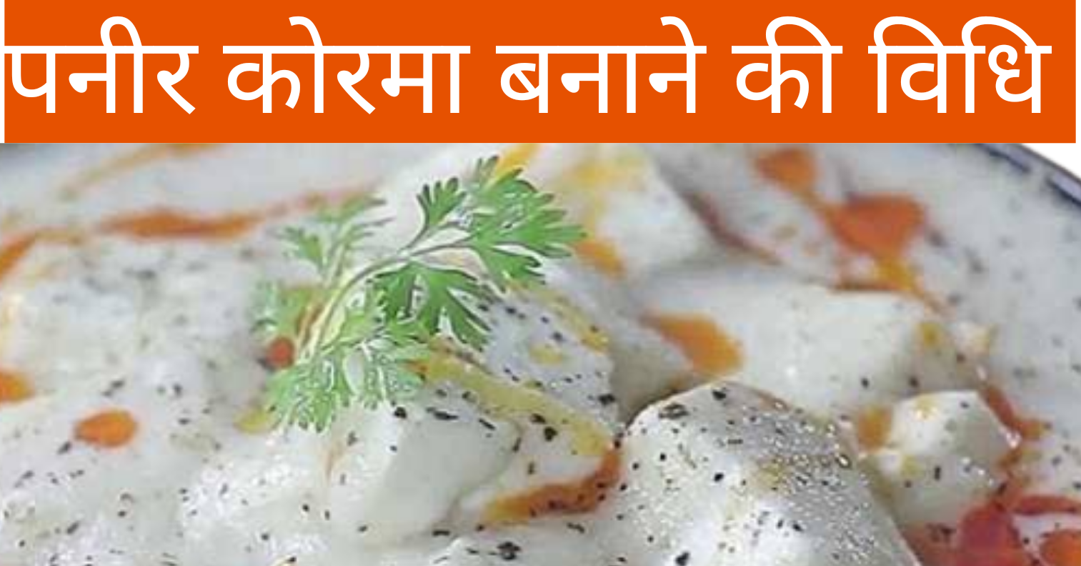 पनीर कोरमा रेसिपी