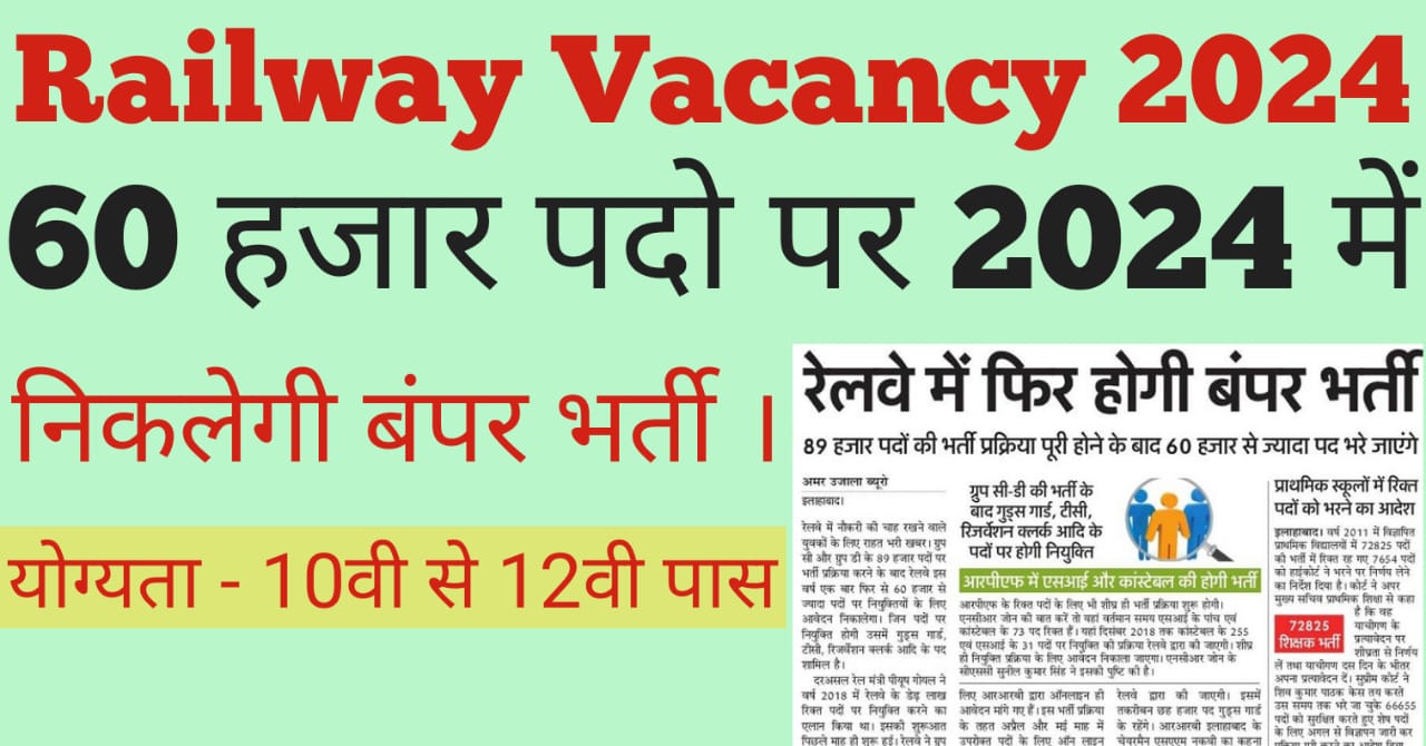 railway group d vacancy 2024