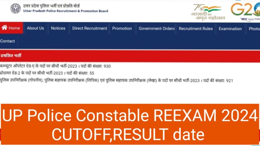 UP Police Constable Result Date 2024